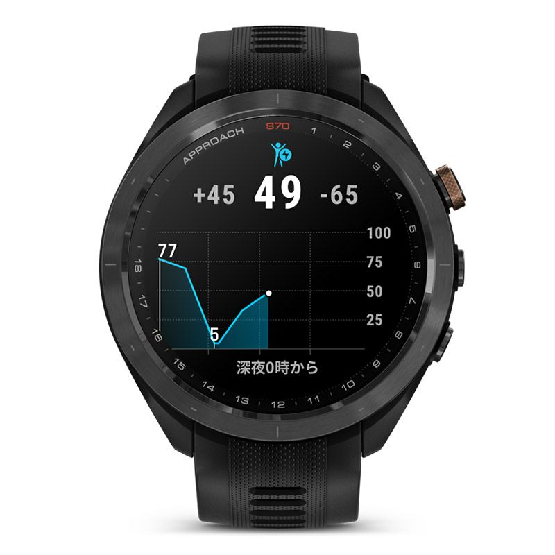 GARMIN Approach S70 47mm Black Bronze Edition ガーミン アプローチ S70 47mm ブラック ブロンズ エディション 010-02746-71