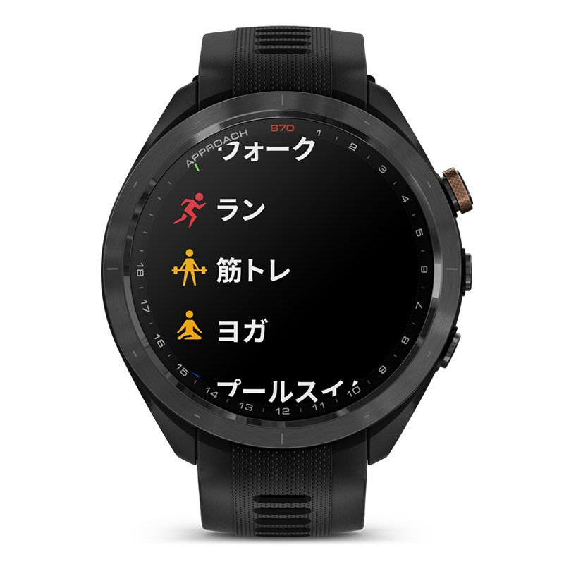 GARMIN Approach S70 47mm Black Bronze Edition ガーミン アプローチ S70 47mm ブラック ブロンズ エディション 010-02746-71