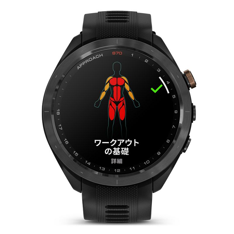 GARMIN Approach S70 47mm Black Bronze Edition ガーミン アプローチ S70 47mm ブラック ブロンズ エディション 010-02746-71