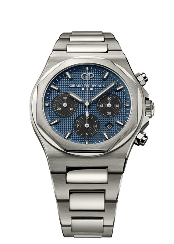 GIRARD-PERREGAUX LAUREATO CHRONOGRAPH AIIRO JAPAN LIMITED EDITION ジラール・ベルゴ ロレアート クロノグラフ 藍色 ジャパン リミテッドエディション 81020-21-3311-1GM