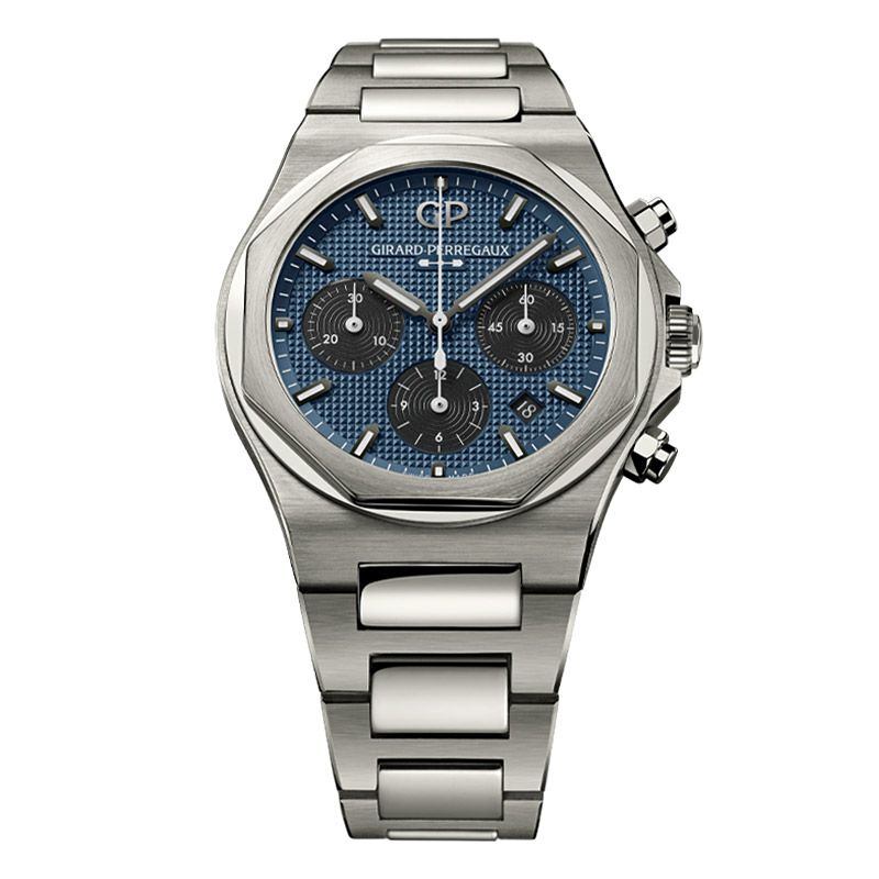 GIRARD-PERREGAUX LAUREATO CHRONOGRAPH AIIRO JAPAN LIMITED EDITION ジラール・ベルゴ ロレアート クロノグラフ 藍色 ジャパン リミテッドエディション 81020-21-3311-1GM