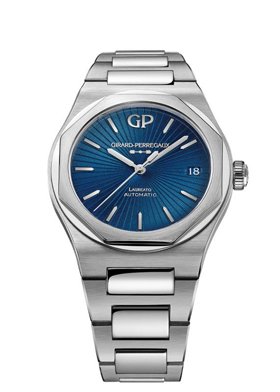GIRARD-PERREGAUX LAUREATO AIIRO JAPAN LIMITED EDITION ジラール・ベルゴ ロレアート 藍色 ジャパン リミテッドエディション 81010-11-3310-1GM