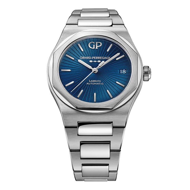 GIRARD-PERREGAUX LAUREATO AIIRO JAPAN LIMITED EDITION ジラール・ベルゴ ロレアート 藍色 ジャパン リミテッドエディション 81010-11-3310-1GM