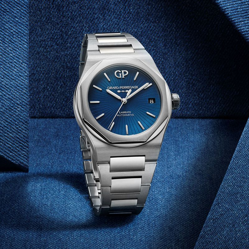 GIRARD-PERREGAUX LAUREATO AIIRO JAPAN LIMITED EDITION ジラール・ベルゴ ロレアート 藍色  ジャパン リミテッドエディション 81010-11-3310-1GM｜正規取り扱いブランド｜時計・腕時計の通販サイトBEST  ISHIDA（正規・中古販売店）