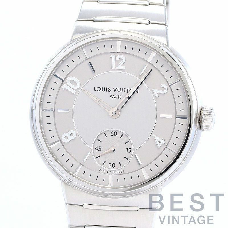 【中古】LOUIS VUITTON TAMBOUR AUTOMATIC ルイ・ヴィトン タンブール オトマティック W1ST10