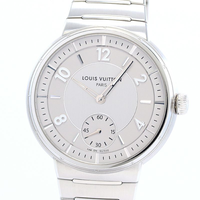 【中古】LOUIS VUITTON TAMBOUR AUTOMATIC ルイ・ヴィトン タンブール オトマティック W1ST10