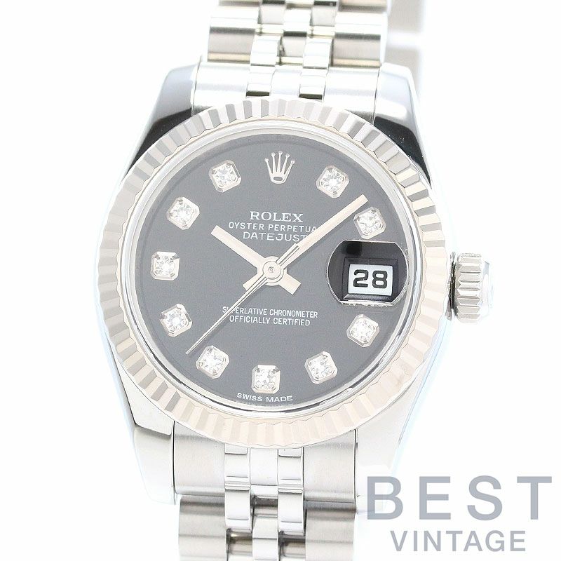【中古】ROLEX OYSTER PERPETUAL LADY-DATEJUST 26 ロレックス オイスターパーペチュアル レディデイトジャスト 26 179174G (M179174-0001)