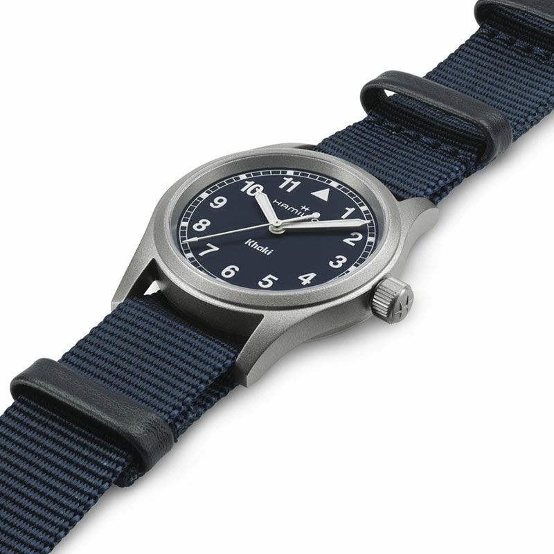 Khaki Field Quartz - Dial color:Blue - H68201043 | Hamilton