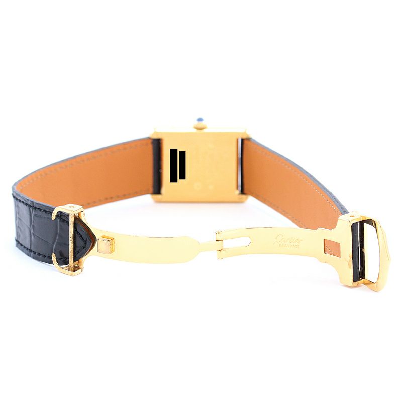 中古】CARTIER MUST TANK LARGE MODEL VERMEIL カルティエ マスト