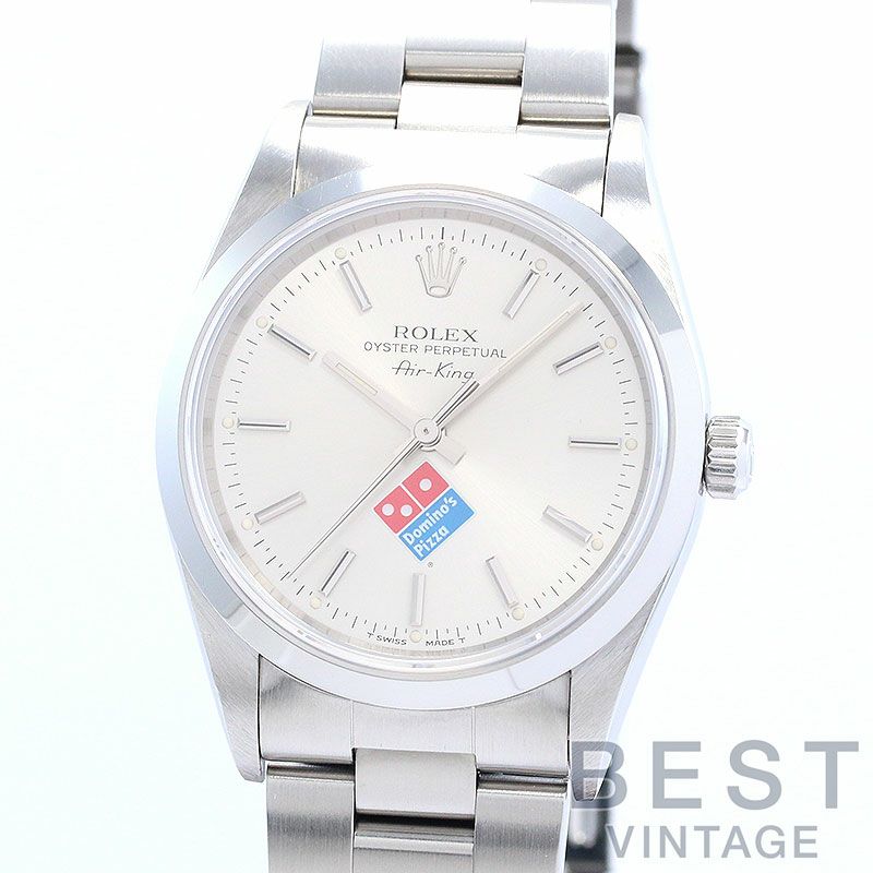 【中古】ROLEX OYSTER PERPETUAL AIR-KING DIMINO'S PIZZA ロレックス オイスターパーペチュアル エアキング ドミノ・ピザ 14000