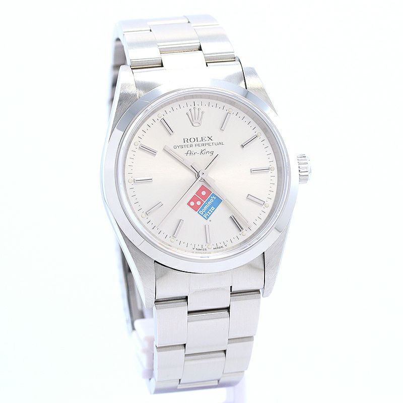 中古】ROLEX OYSTER PERPETUAL AIR-KING DIMINO'S PIZZA ロレックス オイスターパーペチュアル エアキング  ドミノ・ピザ 14000｜ヴィンテージブランド｜時計・腕時計の通販サイトBEST ISHIDA（正規・中古販売店）