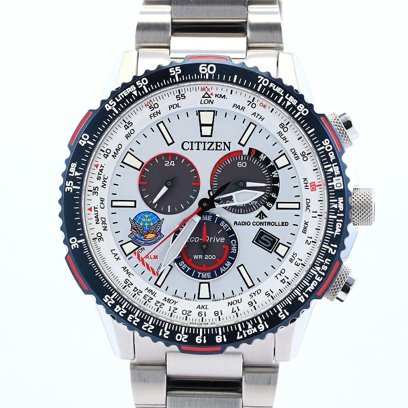 中古】CITIZEN PROMASTER ECO-DRIVE E660 BLUE IMPULSE EDITION 