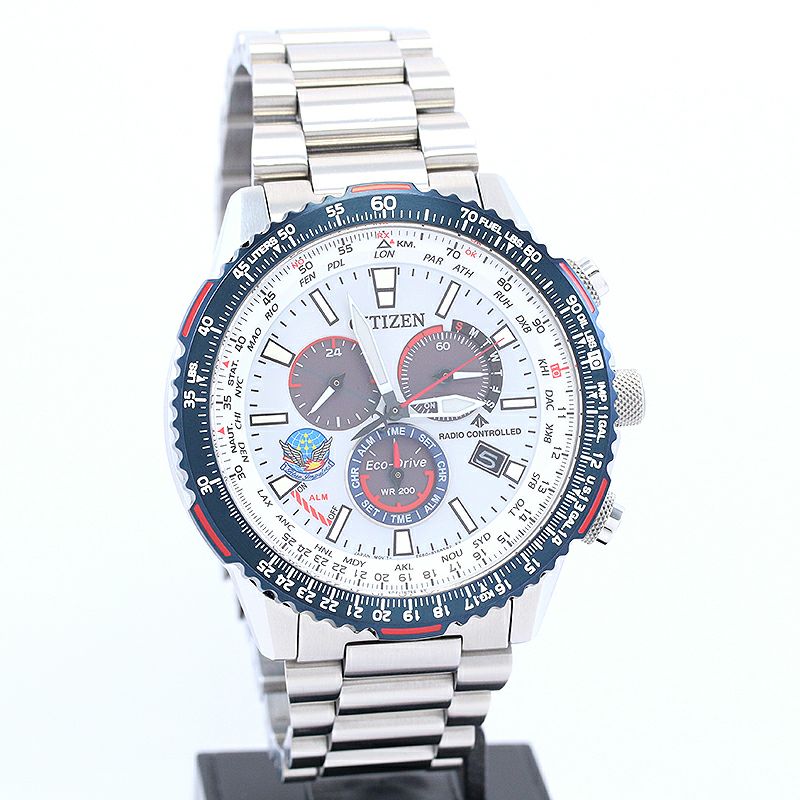 中古】CITIZEN PROMASTER ECO-DRIVE E660 BLUE IMPULSE EDITION 