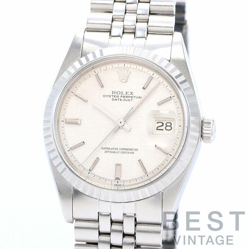 中古】ROLEX OYSTER PERPETUAL DATEJUST LINEN DIAL ロレックス オイスターパーペチュアル デイトジャスト  リネンダイヤル 1603/0｜ヴィンテージブランド｜時計・腕時計の通販サイトBEST ISHIDA（正規・中古販売店）