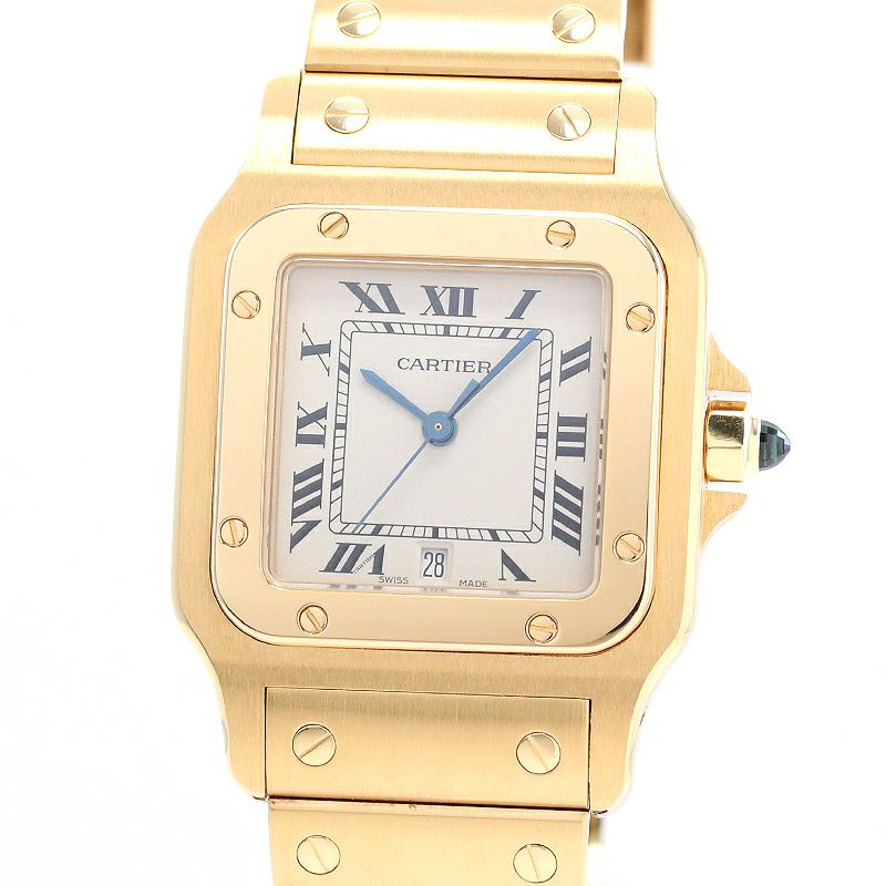 【中古】CARTIER SANTOS GALBEE LARGE MODEL カルティエ サントスガルベ LM W20009C5