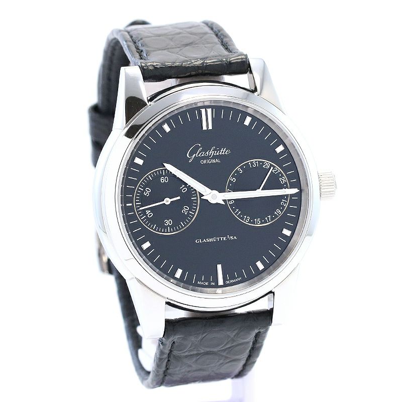 中古】GLASHUTTE ORIGINAL SENATOR HAND-DATE グラスヒュッテ  