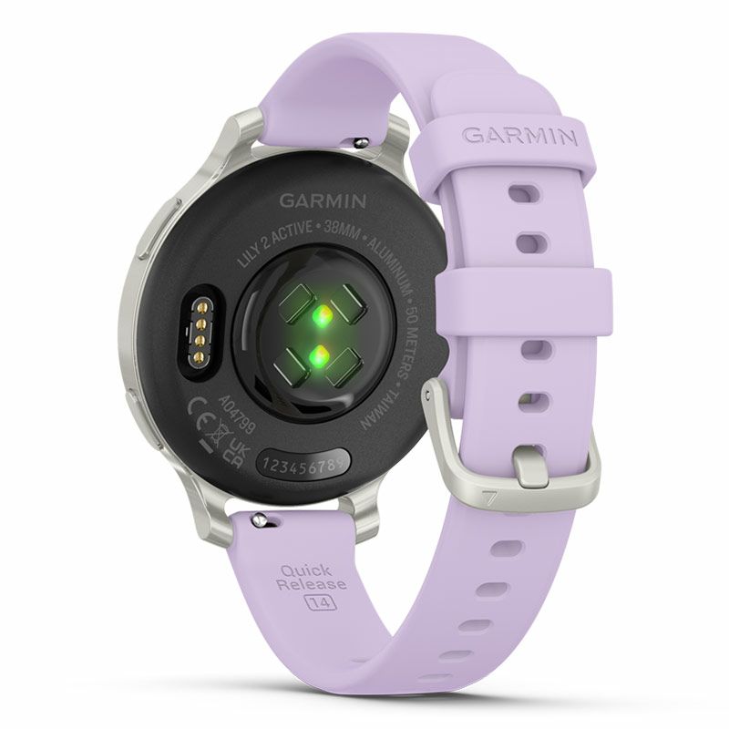 GARMIN Lily 2  Active Silver / Jasmine Purple ガーミン リリー2 アクティブ シルバー / ジャスミン パープル 010-02891-41