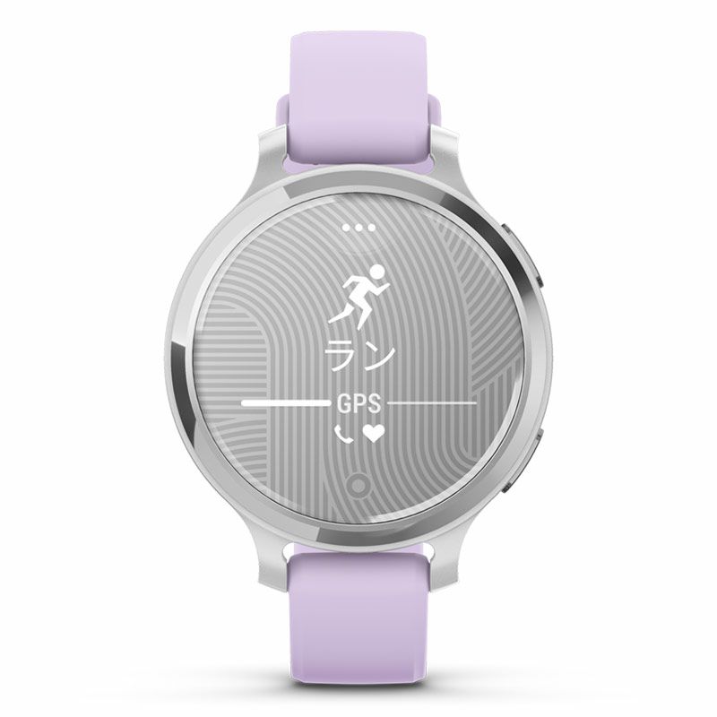 GARMIN Lily 2  Active Silver / Jasmine Purple ガーミン リリー2 アクティブ シルバー / ジャスミン パープル 010-02891-41