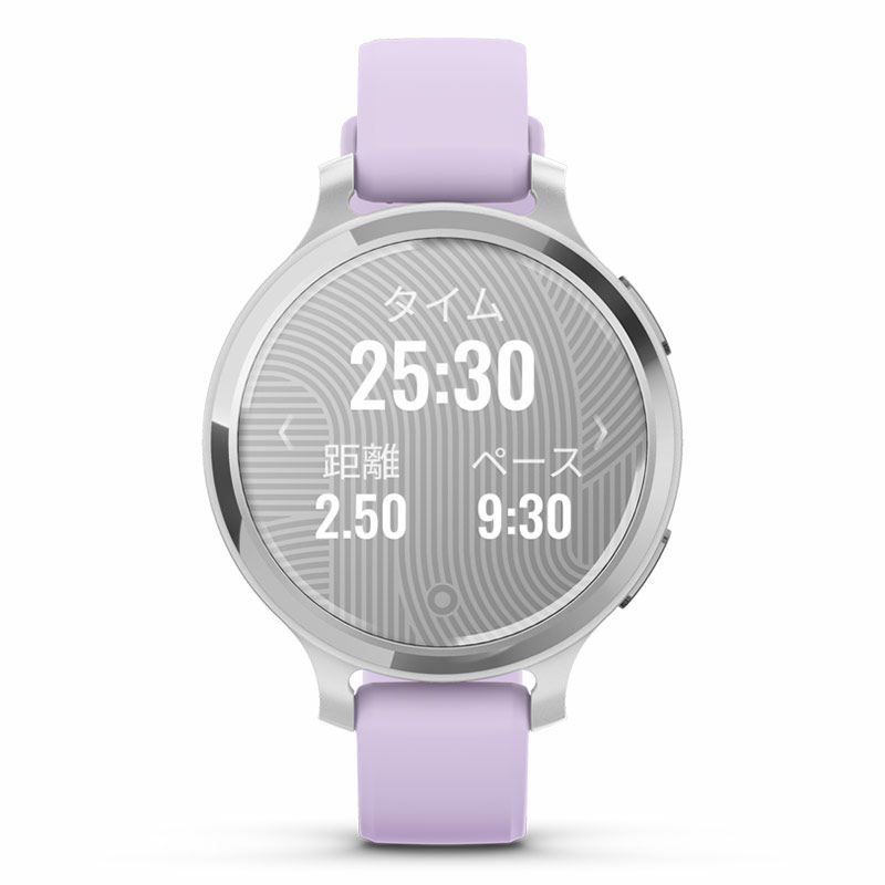 GARMIN Lily 2  Active Silver / Jasmine Purple ガーミン リリー2 アクティブ シルバー / ジャスミン パープル 010-02891-41