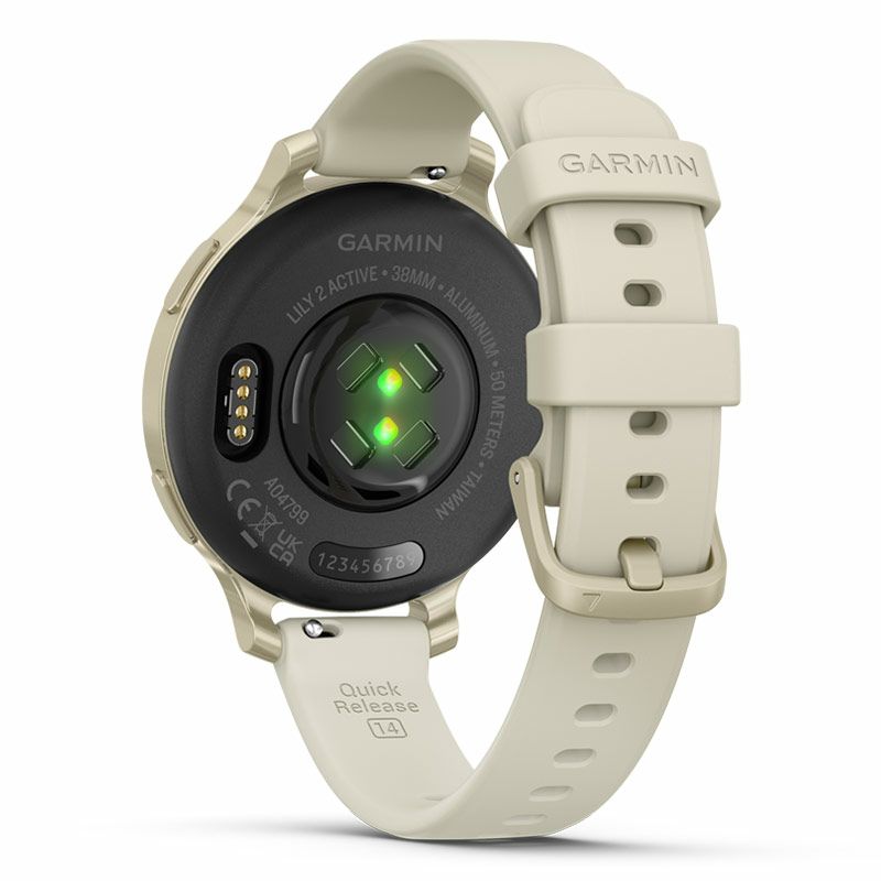 GARMIN Lily 2 Active Lunar Gold / Bone ガーミン リリー2 アクティブ ルナゴールド / ボーン 010-02891-40