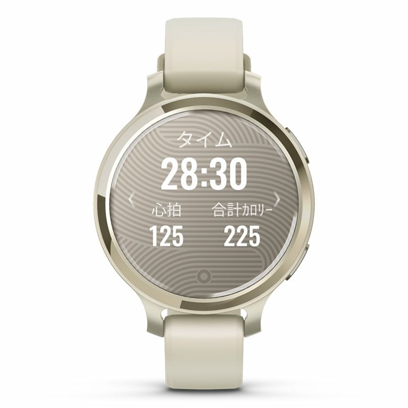 GARMIN Lily 2 Active Lunar Gold / Bone ガーミン リリー2 アクティブ ルナゴールド / ボーン 010-02891-40