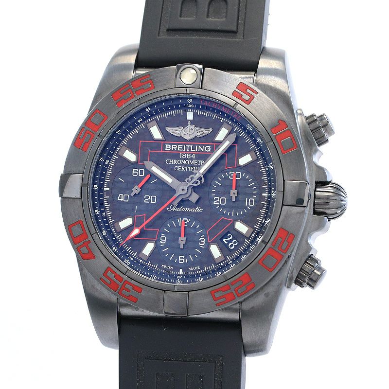 中古】BREITLING CHRONOMAT 41 BLACK CARBON JAPAN LIMITED  