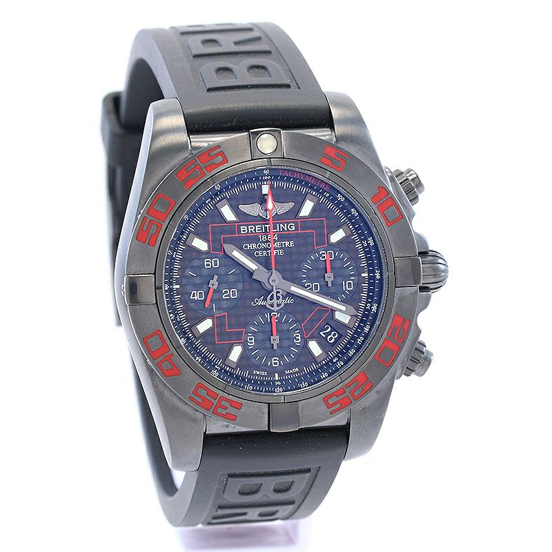 中古】BREITLING CHRONOMAT 41 BLACK CARBON JAPAN LIMITED  