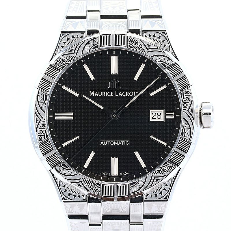 【中古】MAURICE LACROIX AIKON AUTOMATIC URBAN TRIBE モーリス・ラクロア アイコン オートマティック アーバン トライブ AI6008-SS009-330-1