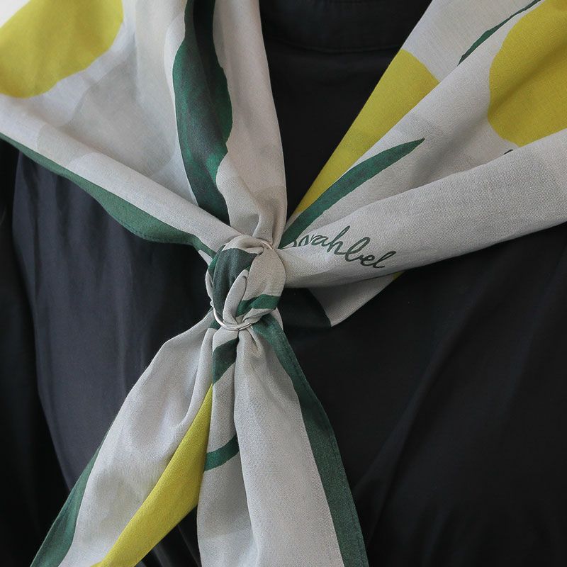 Sarahbel Cotton scarf サラベル コットンスカーフ SAB-cotton-scarf-tulips