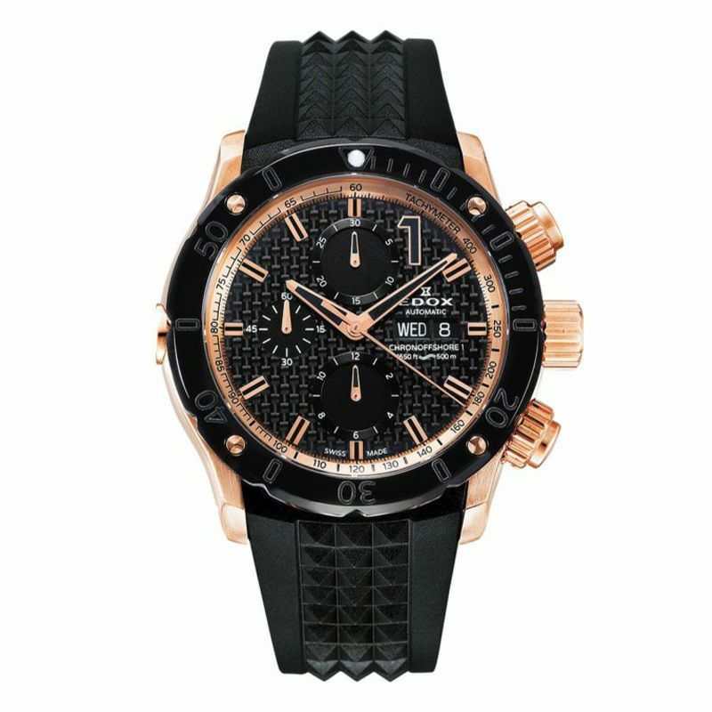EDOX CHRONOFFSHORE-1 CHRONOGRAPH AUTOMATIC エドックス クロノオフショア1 クロノグラフ オートマティック 01122-37R-NIR1-S