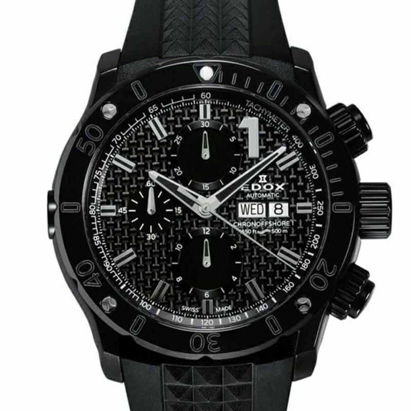 EDOX CHRONOFFSHORE-1 CHRONOGRAPH AUTOMATIC エドックス クロノオフショア1 クロノグラフ オートマティック 01122-37N1-NIN1-S
