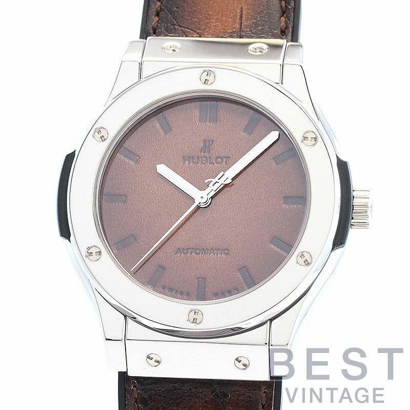 【中古】HUBLOT CLASSIC FUSION BERLUTI SCRITTO PLATINUM ウブロ クラシック・フュージョン ベルルッティ スクリット プラチナ 511.TX.050T.VR.BER16