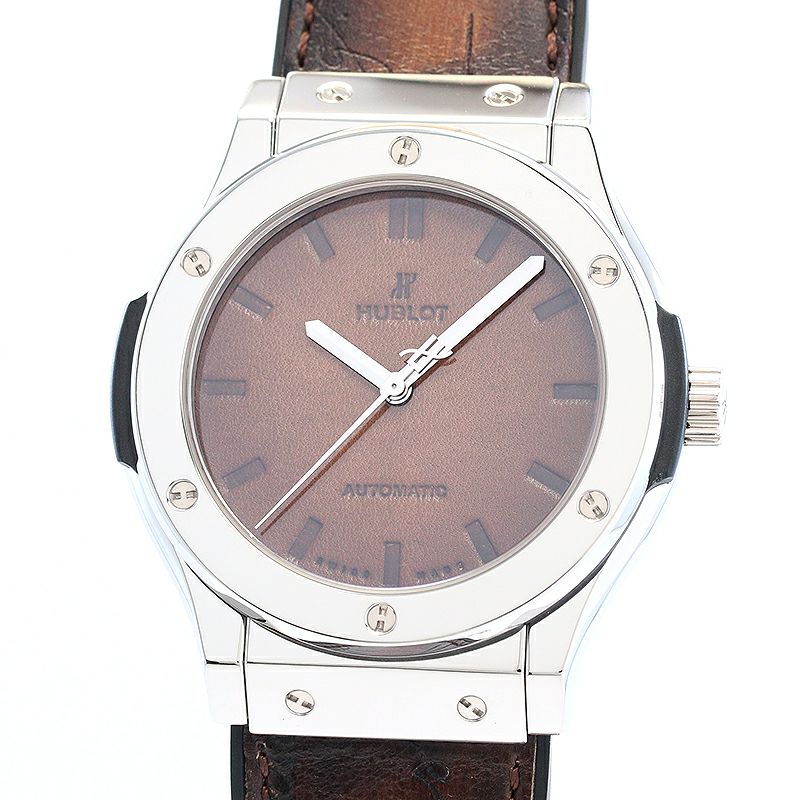 【中古】HUBLOT CLASSIC FUSION BERLUTI SCRITTO PLATINUM ウブロ クラシック・フュージョン ベルルッティ スクリット プラチナ 511.TX.050T.VR.BER16