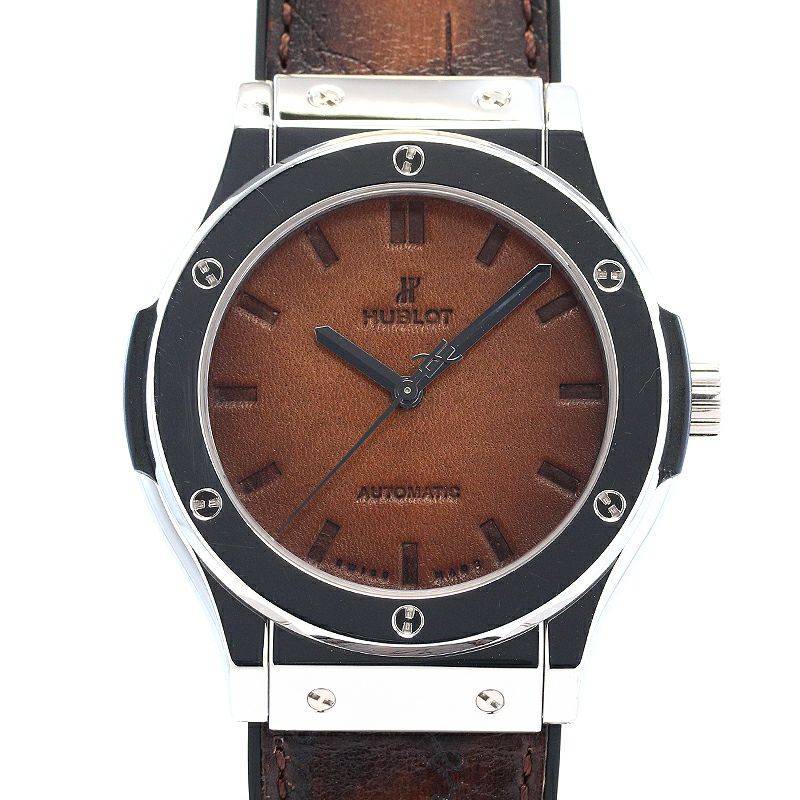【中古】HUBLOT CLASSIC FUSION BERLUTI SCRITTO PLATINUM ウブロ クラシック・フュージョン ベルルッティ スクリット プラチナ 511.TX.050T.VR.BER16