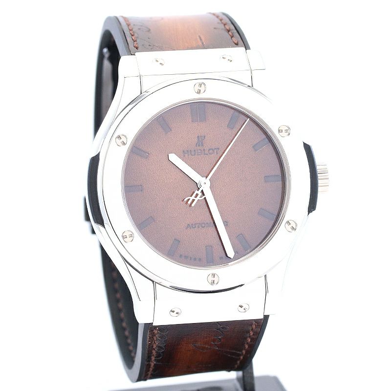 【中古】HUBLOT CLASSIC FUSION BERLUTI SCRITTO PLATINUM ウブロ クラシック・フュージョン ベルルッティ スクリット プラチナ 511.TX.050T.VR.BER16