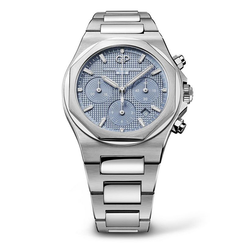 GIRARD-PERREGAUX LAUREATO CHRONOGRAPH ICE BLUE ジラール・ベルゴ ロレアート クロノグラフ アイスブルー 81020-11-3370-1GM