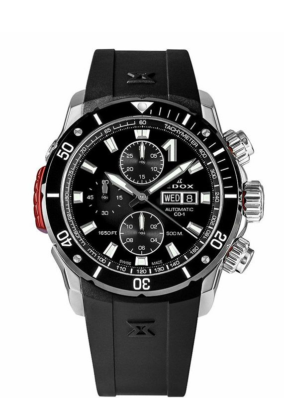 EDOX CHRONOFFSHORE-1 BEZEL LOCK CHRONOGRAPH AUTOMATIC エドックス クロノオフショア1 ベゼルロック クロノグラフ オートマティック 01128-3NRCA-NN