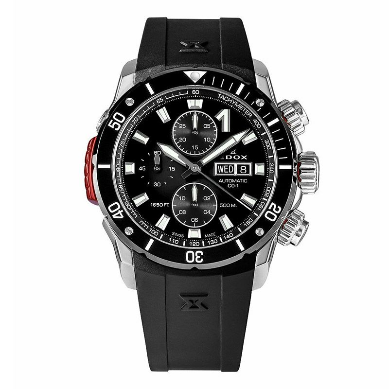 EDOX CHRONOFFSHORE-1 BEZEL LOCK CHRONOGRAPH AUTOMATIC エドックス クロノオフショア1 ベゼルロック クロノグラフ オートマティック 01128-3NRCA-NN