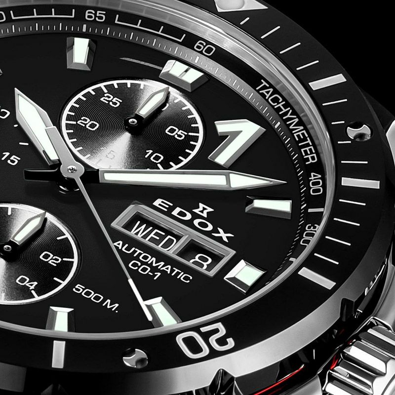 EDOX CHRONOFFSHORE-1 BEZEL LOCK CHRONOGRAPH AUTOMATIC エドックス クロノオフショア1 ベゼルロック クロノグラフ オートマティック 01128-3NRCA-NN