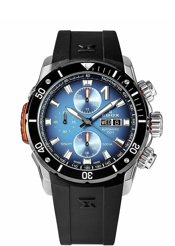EDOX CHRONOFFSHORE-1 BEZEL LOCK CHRONOGRAPH AUTOMATIC エドックス クロノオフショア1 ベゼルロック クロノグラフ オートマティック 01128-3NOCA-BUIDN