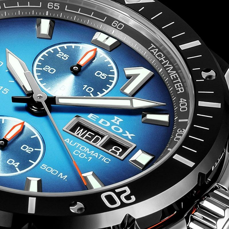 EDOX CHRONOFFSHORE-1 BEZEL LOCK CHRONOGRAPH AUTOMATIC エドックス クロノオフショア1 ベゼルロック クロノグラフ オートマティック 01128-3NOCA-BUIDN