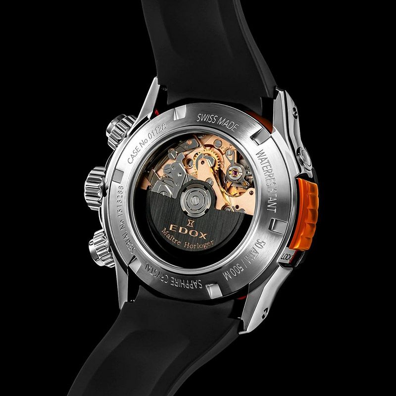 EDOX CHRONOFFSHORE-1 BEZEL LOCK CHRONOGRAPH AUTOMATIC エドックス クロノオフショア1 ベゼルロック クロノグラフ オートマティック 01128-3NOCA-BUIDN