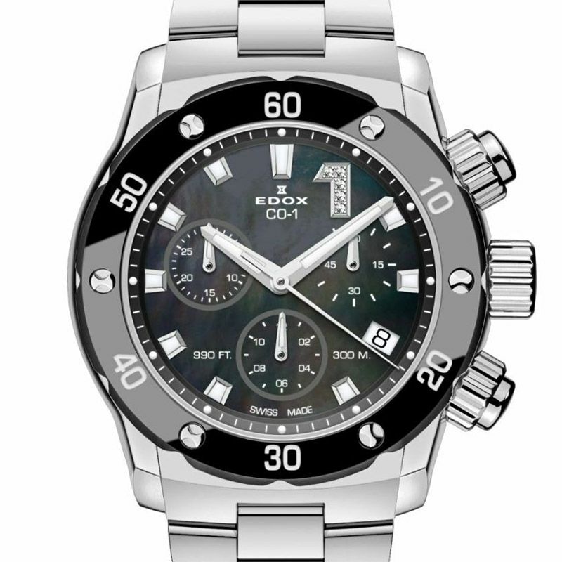 EDOX CHRONOFFSHORE-1 CHRONOLADY エドックス クロノオフショア1 クロノレディ 10255-3M-NANDN