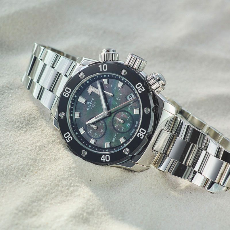 EDOX CHRONOFFSHORE-1 CHRONOLADY エドックス クロノオフショア1 クロノレディ 10255-3M-NANDN