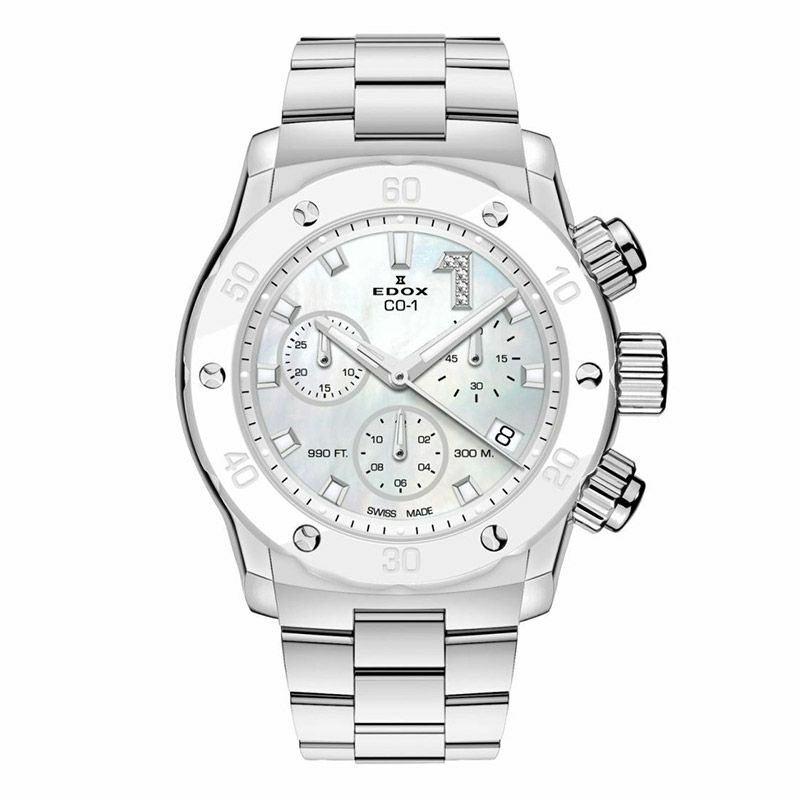 EDOX CHRONOFFSHORE-1 CHRONOLADY エドックス クロノオフショア1 クロノレディ 10255-3BM-NADN