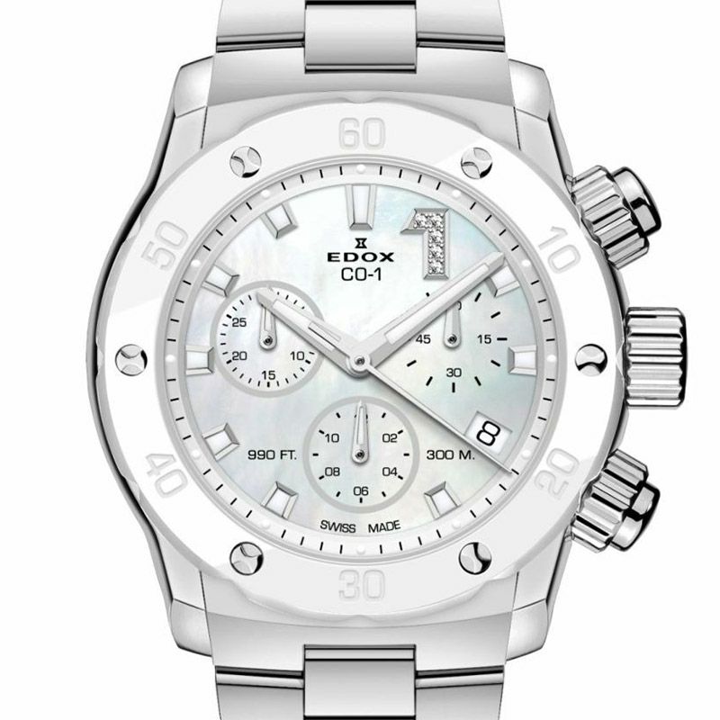 EDOX CHRONOFFSHORE-1 CHRONOLADY エドックス クロノオフショア1 クロノレディ 10255-3BM-NADN