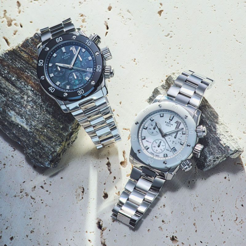 EDOX CHRONOFFSHORE-1 CHRONOLADY エドックス クロノオフショア1 クロノレディ 10255-3BM-NADN