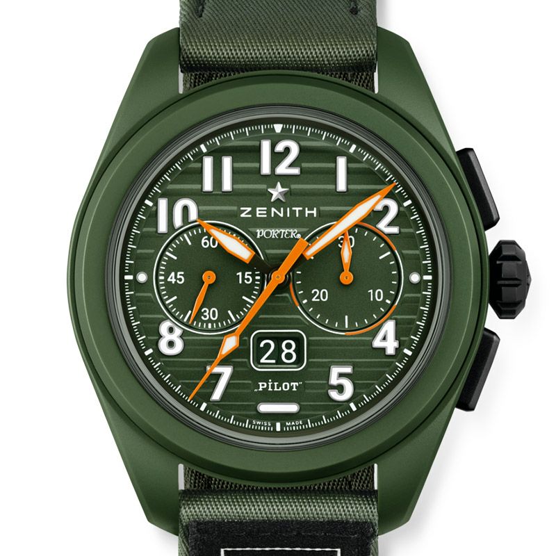 ZENITH Pilot Big Date Flyback Porter Edition ゼニス パイロット ビッグデイト フライバック ポーター エディション 49.4001.3652/63.I001