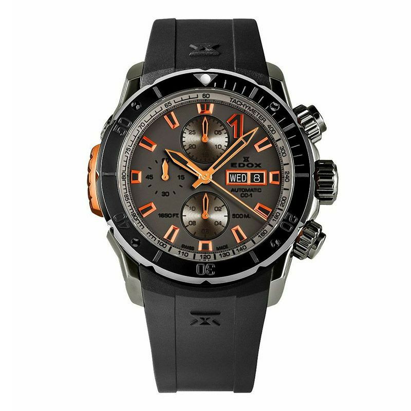 EDOX CHRONOFFSHORE-1 BEZEL LOCK CHRONOGRAPH AUTOMATIC エドックス クロノオフショア1 ベゼルロック クロノグラフ オートマティック 01128-37GNNOCA-GNO