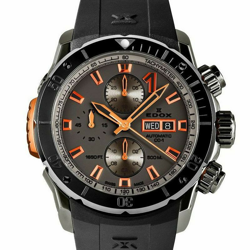 EDOX CHRONOFFSHORE-1 BEZEL LOCK CHRONOGRAPH AUTOMATIC エドックス クロノオフショア1 ベゼルロック クロノグラフ オートマティック 01128-37GNNOCA-GNO